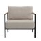 Flash Furniture Black Teak Accented Patio Chair with Cushions GM-201027-1S-GY-GG - alternate 2